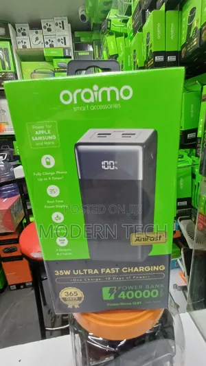 Oraimo PowerNova Q41 35W 40,000mAh Power Bank OPB-7401Q