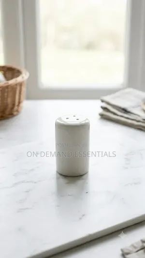 Ceramic Salt Shaker Round New