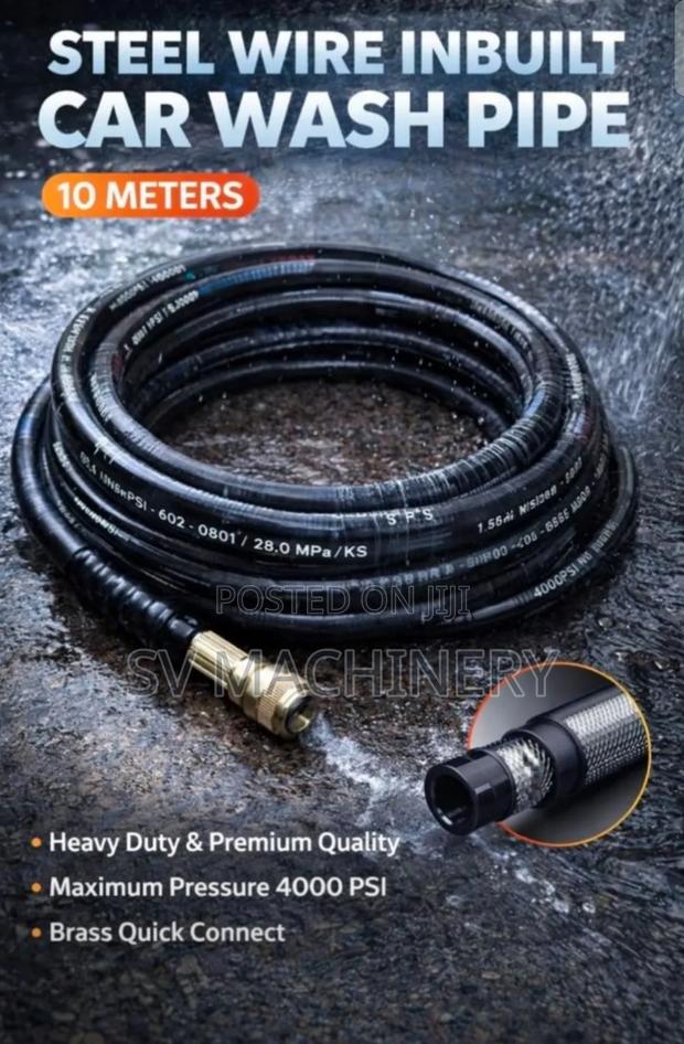Heavy Duty 10M Steel Wire Inbuilt Car Wash Pipe - thumbnail 2