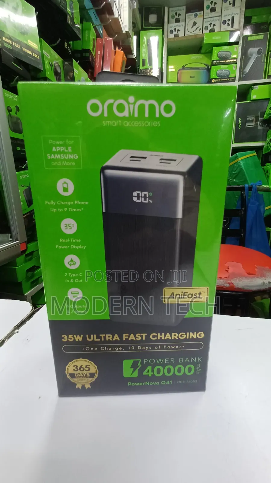 Oraimo 40000mah Opb-7401q 35w Powerbank 