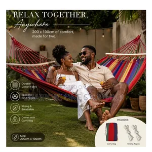 Striped Outdoor Heavy Load-Bearing Hammock