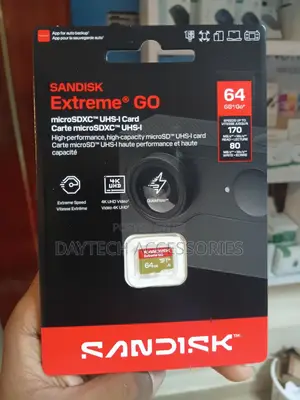 Sandisk 64gb Extreme GO microSD UHS-I Card Read Speed Up to 170mb/S