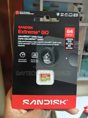 Sandisk 64gb Extreme GO microSD UHS-I Card Read Speed Up to 170mb/S