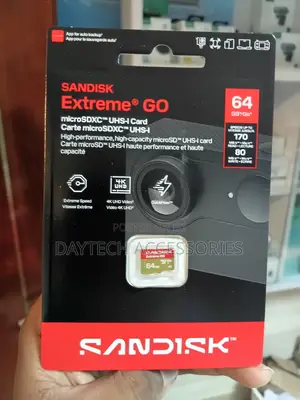 Sandisk 64gb Extreme GO microSD UHS-I Card Read Speed Up to 170mb/S