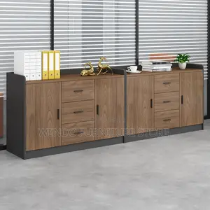 Office Cabinet; Modern Flex Two Doors Files Drawer Credenza