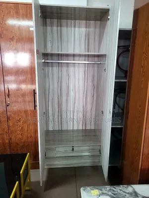 2-Door Wooden Wordrobe With Drawers
