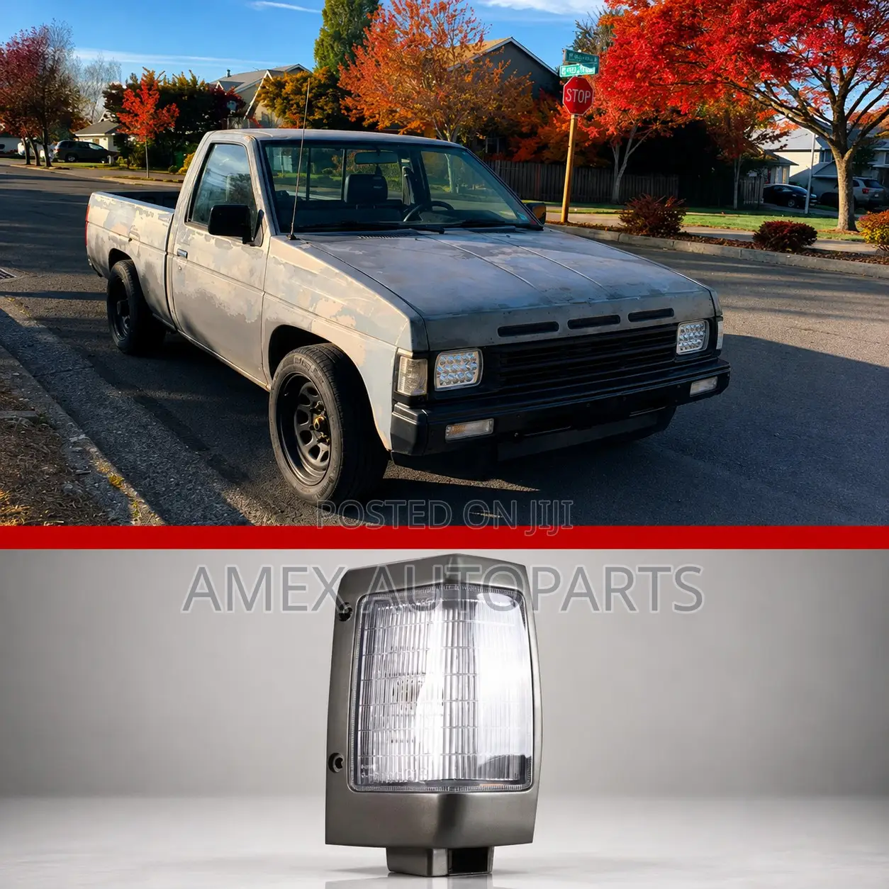 Corner Lamp Nissan D21 Sahara 820 1993 Onwards Grey