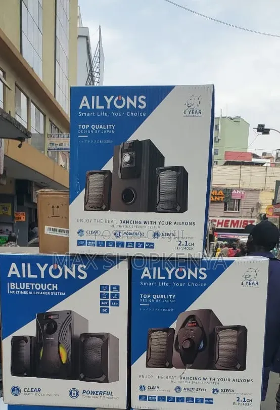 AILYONS 2.1CH Bluetooth Subwoofer Speaker System