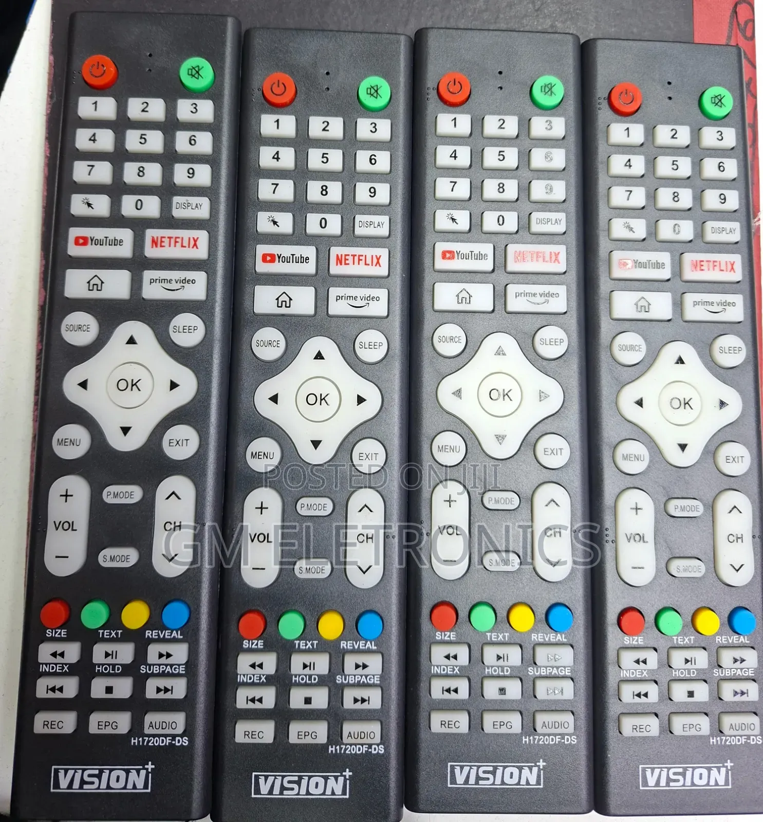 High Quality Vision+ TV Remote for VP8843SF Model + Batteries.