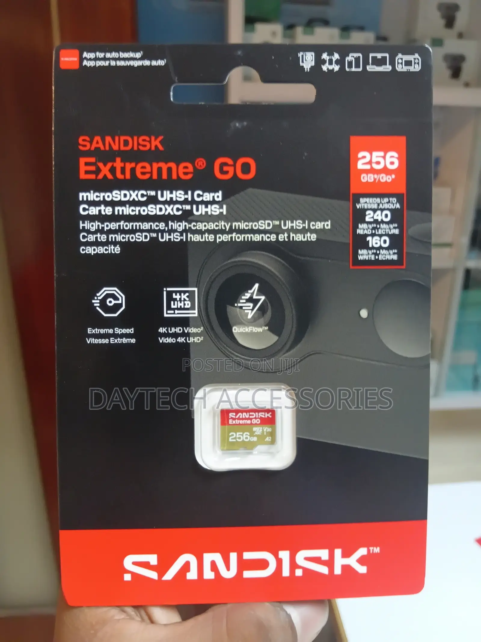 SanDisk Extreme GO 256GB microSDXC UHS-I Card