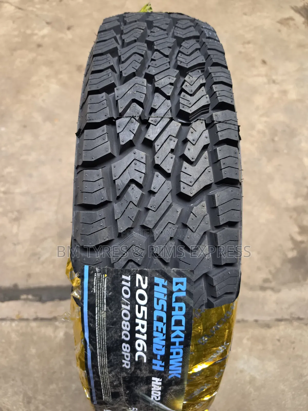 205 R16 Blackhawk Tires (All Terrain) Commercial