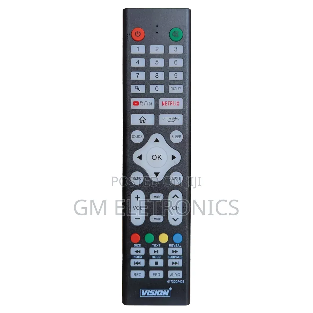 High Quality Vision+ TV Remote for VP8843SF Model + Batteries.
