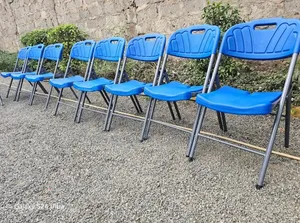 Blue Folding Chairs
