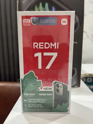 New Xiaomi Redmi 17 128 GB Black