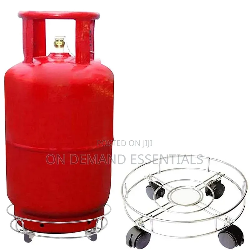 Stainless Steel Movable Gas Cylinder Trolley