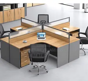 Office WorkStation; 4-Way Curved WorkStation
