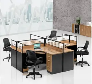 Office WorkStation; 4-Way Curved WorkStation