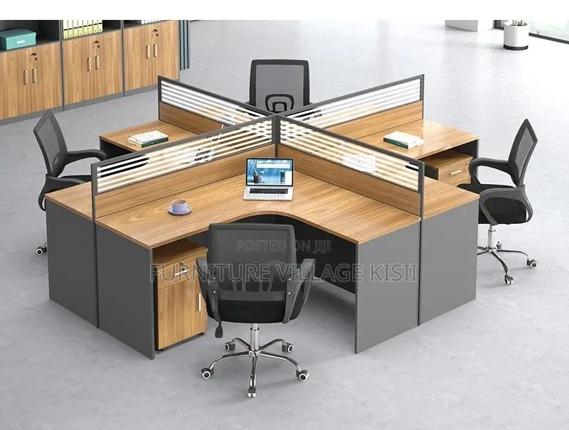 Office WorkStation; 4-Way Curved WorkStation