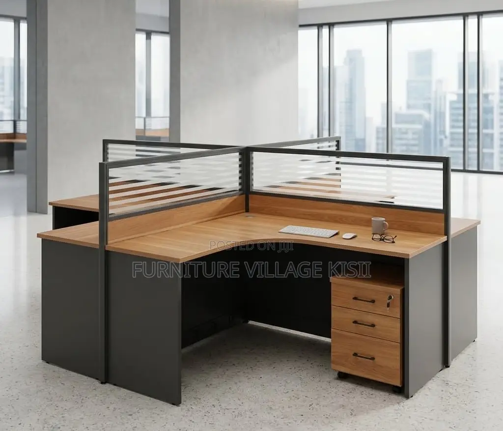 Office WorkStation; 4-Way Curved WorkStation