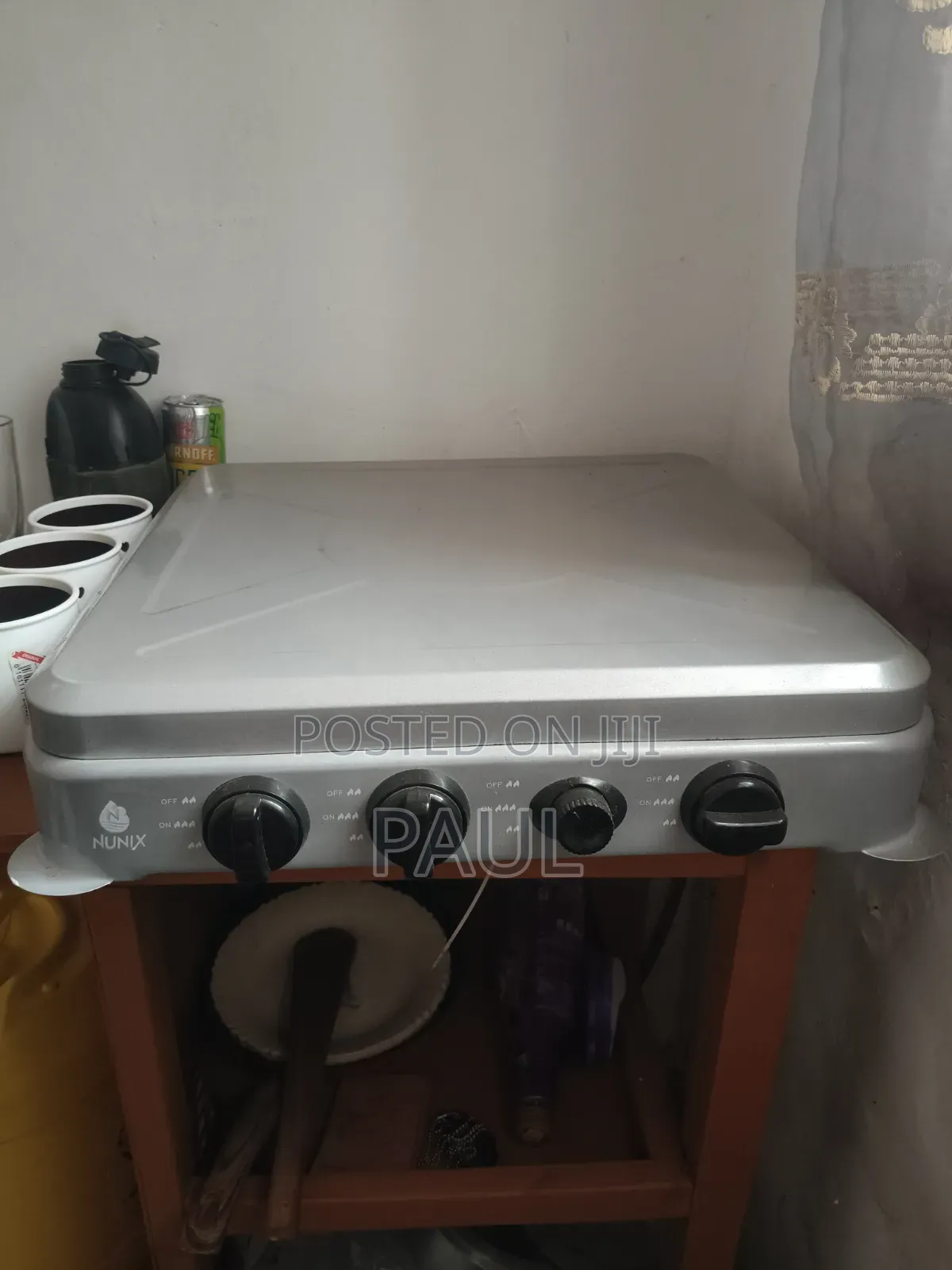 Nunix Table 3gas Burner and One Metal Plate Burner