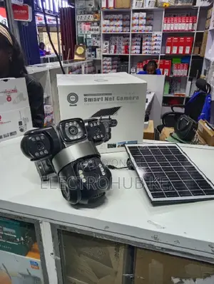4G V380 Pro Multi Camera Solar CCTV for Remote Monitoring