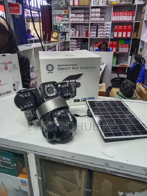4G V380 Pro Multi Camera Solar CCTV for Remote Monitoring