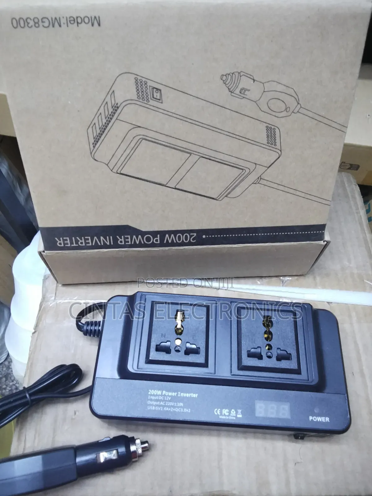 200W Car Power Inverter