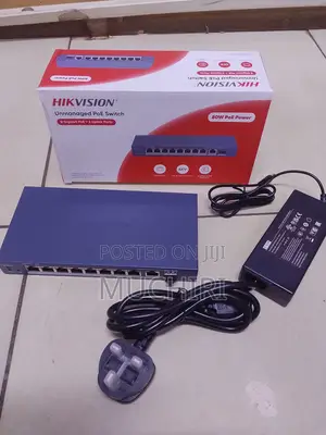 Hikvision 8 Channel PoE Ethernet Switch