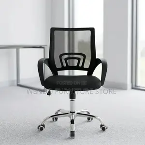 Office Chairs; Mid Back Clerical Adjustable Mesh Flexibility Chair