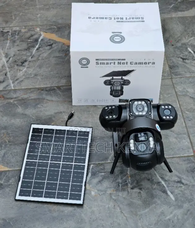 Solar Powered 4G Outdoor PTZ Security Camera With SIM