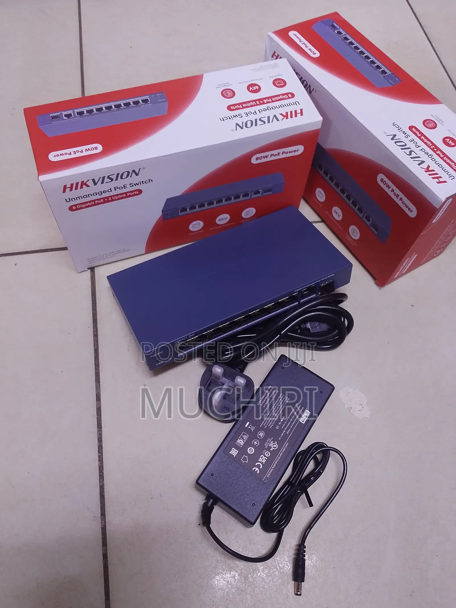 Hikvision PoE Switch 8 Port for Security Cameras