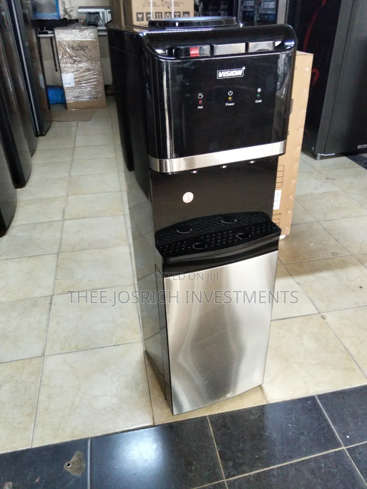 Vision Plus 3 Taps Dispenser Hot Normal Cold With Compressor Cooling