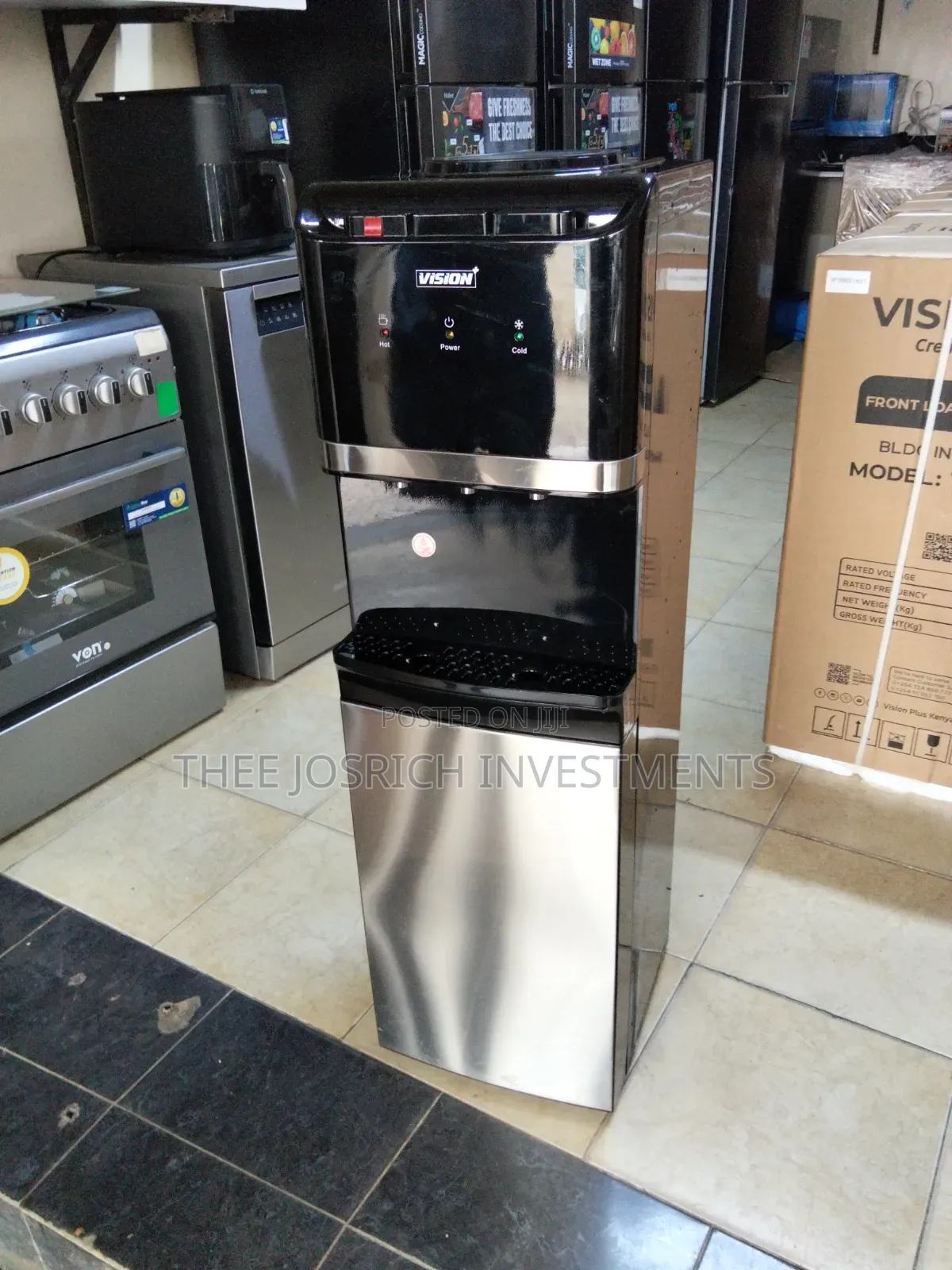 Vision Plus 3 Taps Dispenser Hot Normal Cold With Compressor Cooling