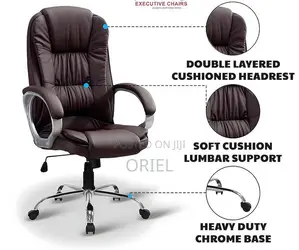 Executive Office Chair : Brown Director Chair