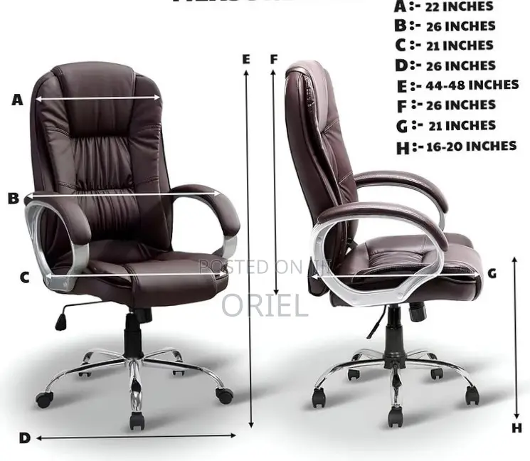 Executive Office Chair : Brown Director Chair