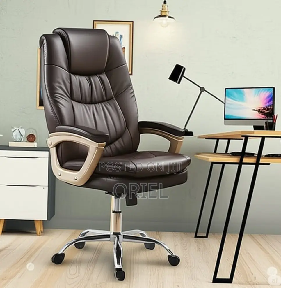 Executive Office Chair : Brown Director Chair