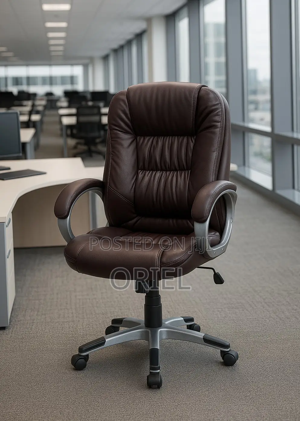 Executive Office Chair : Brown Director Chair
