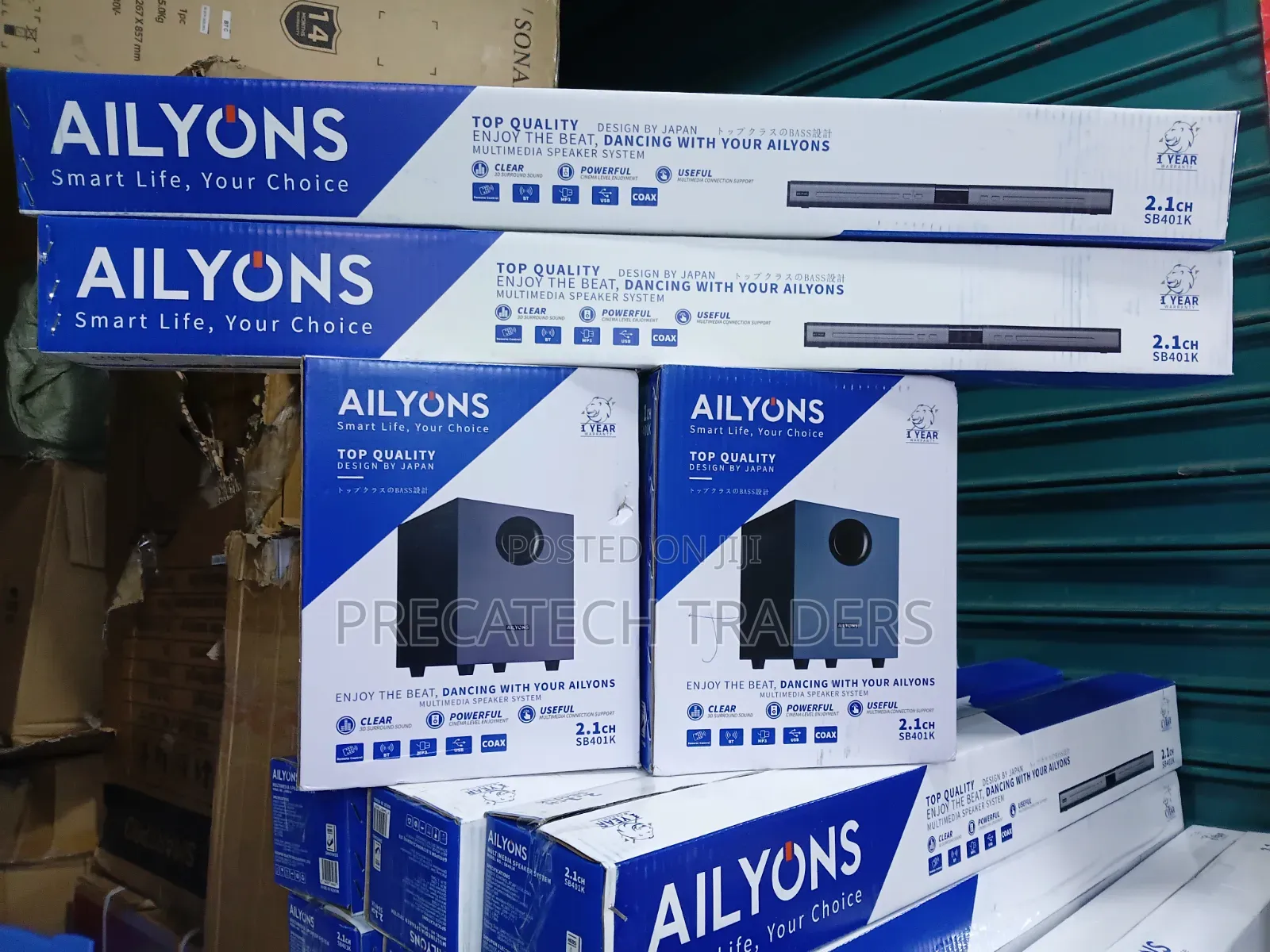 Ailyons 2.1CH Bluetooth Soundbar System