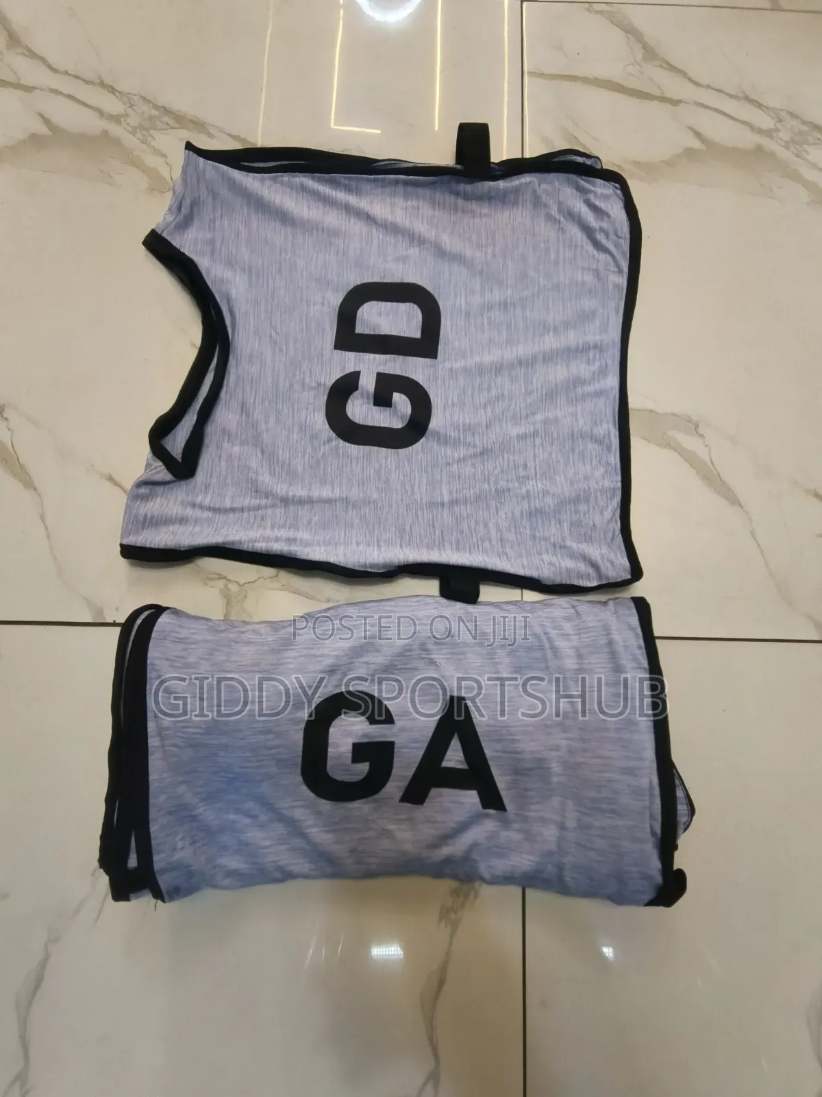 Ash Gray Bibs for Netball