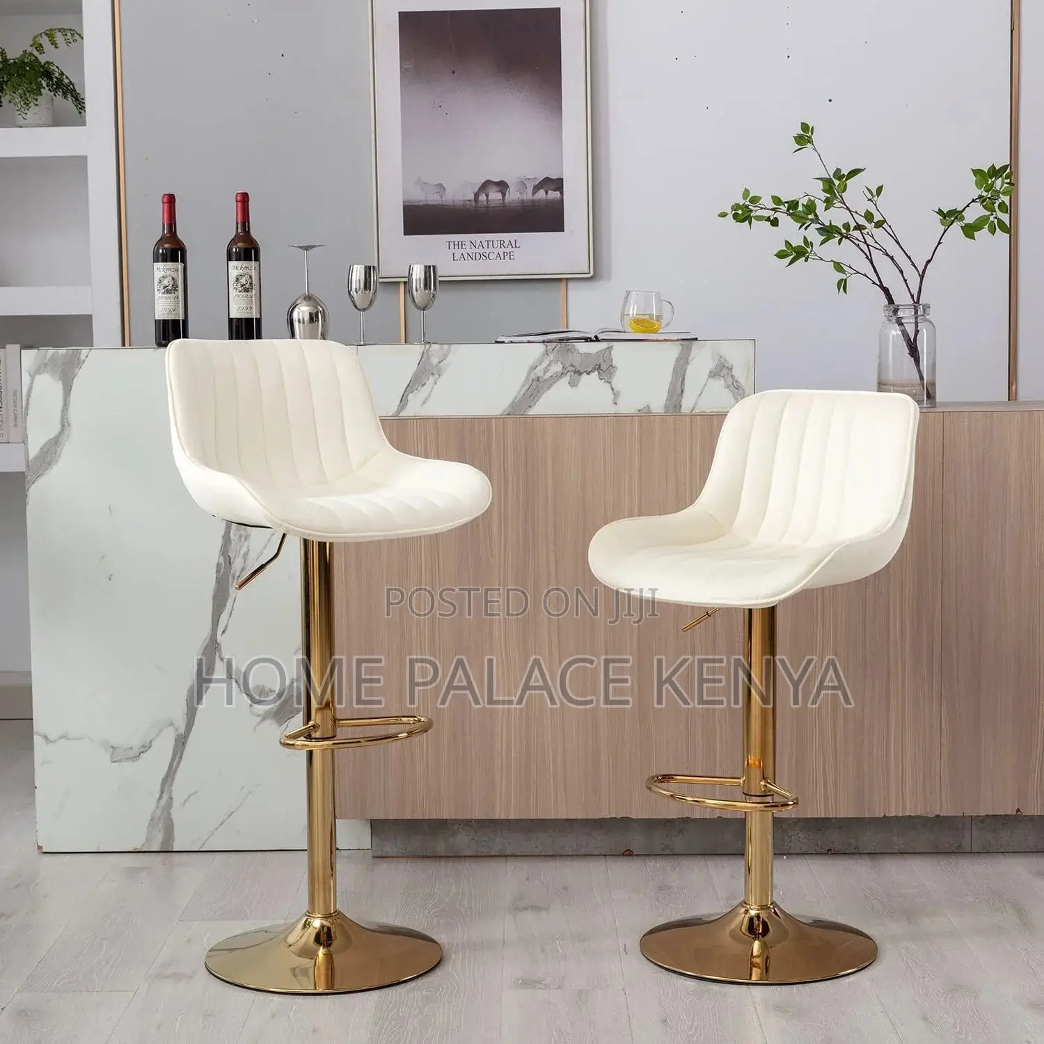 Bar Stool; Modern Adjustable Height Bar Stool for Kitchen Island