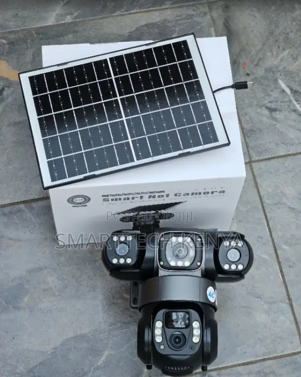 V380 Outdoor 6MP Solar CCTV Security Surveillance Camera