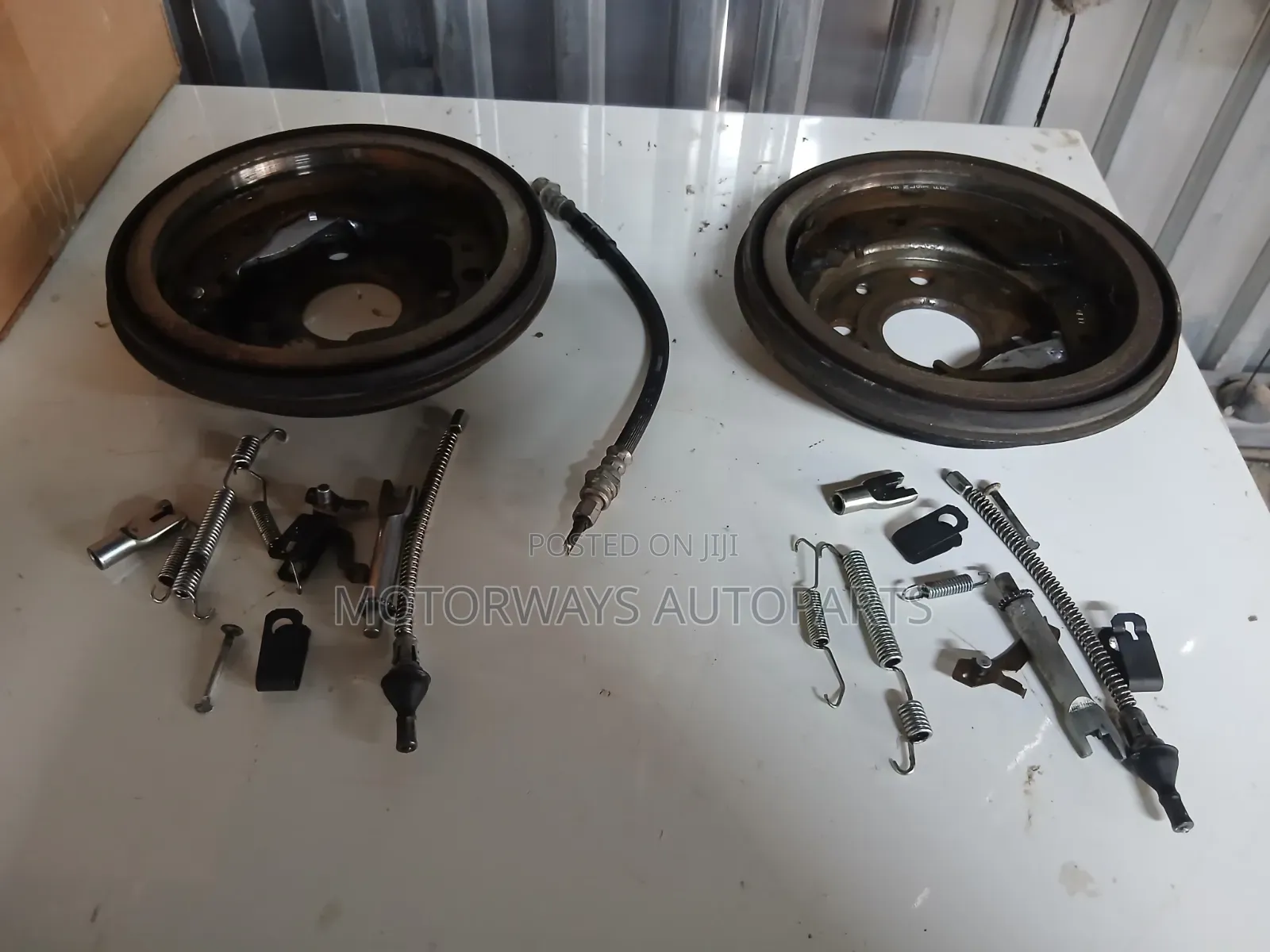 Mazda Demio Rear Brake Drum Complete With Hub and Backplates
