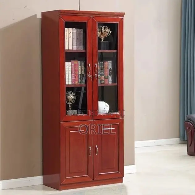 Office Cabinet : Mahogany 2-Door Cabinet