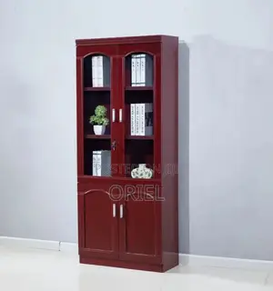 Office Cabinet : Mahogany 2-Door Cabinet