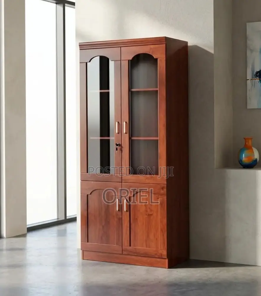 Office Cabinet : Mahogany 2-Door Cabinet