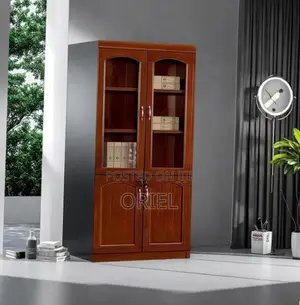 Office Cabinet : Mahogany 2-Door Cabinet