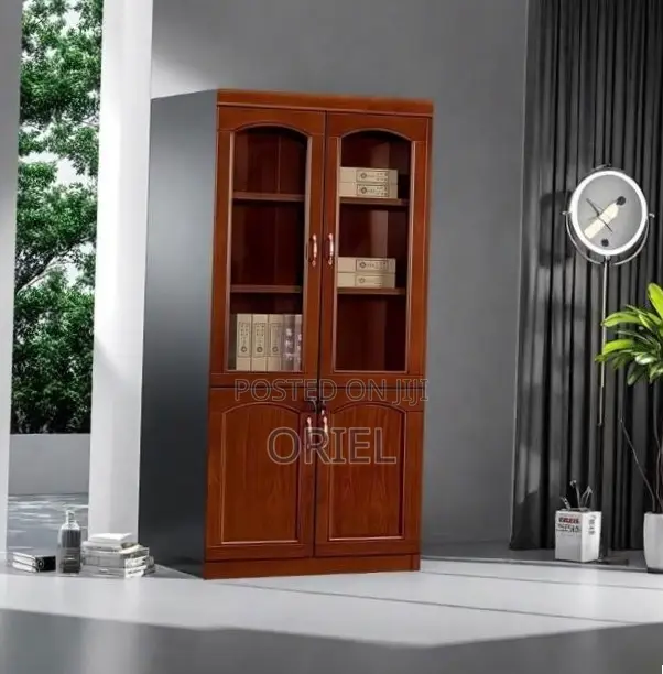 Office Cabinet : Mahogany 2-Door Cabinet