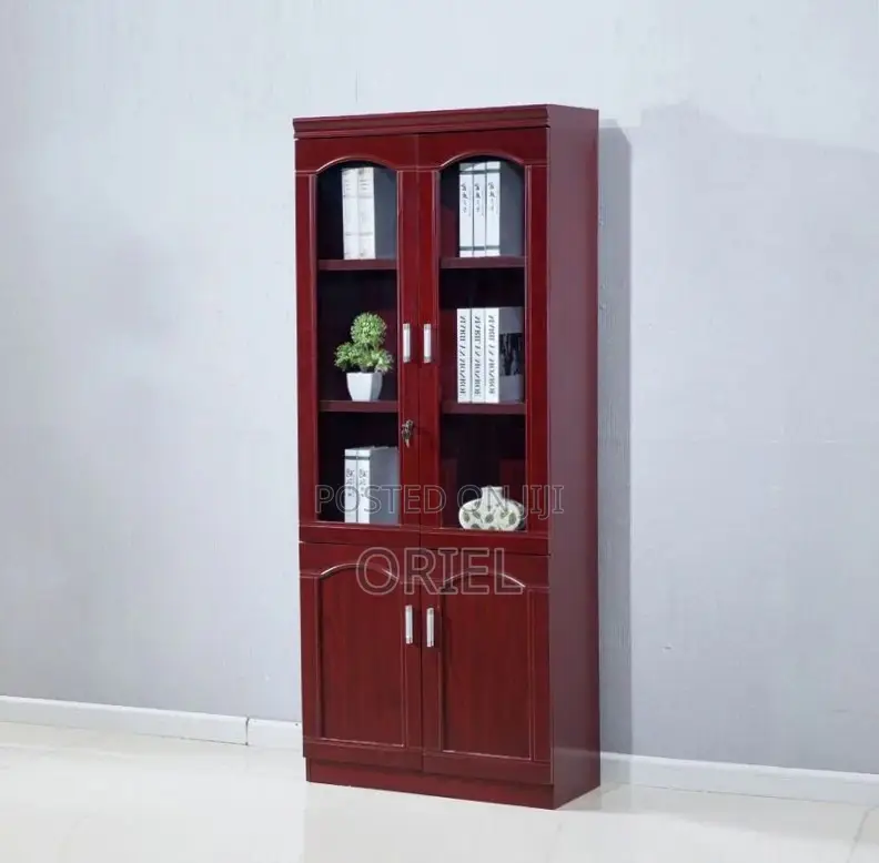 Office Cabinet : Mahogany 2-Door Cabinet