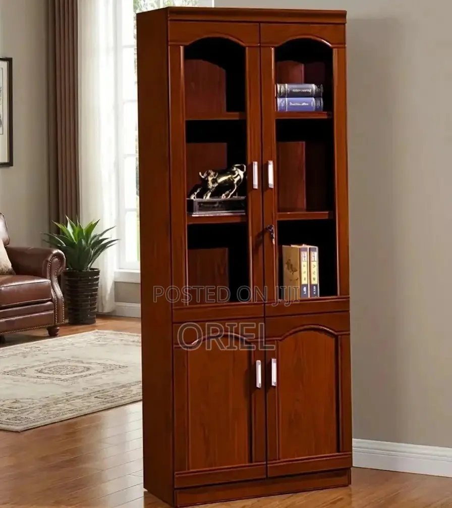 Office Cabinet : Mahogany 2-Door Cabinet