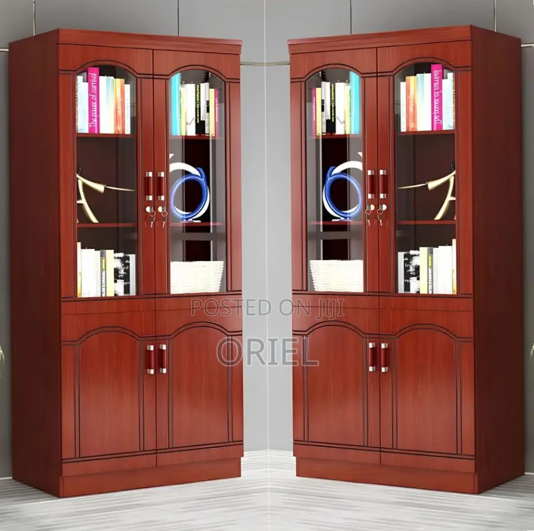 Office Cabinet : Mahogany 2-Door Cabinet
